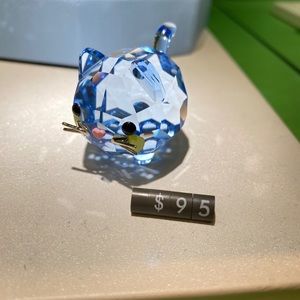 Swarovski blue cat Krystal
